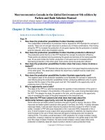 Macroeconomics canada in the global environment 9th edition by parkin and bade solution manual 