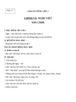 Giáo án Tiếng Việt 2 tuần 21 bài: Chính tả  Nghe  viết: Sân chim. Phân biệt TRCH, UÔTUÔC