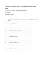 Test bank for robbins basic pathology 9th edition by kumar download 