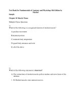 Download test bank for fundamentals of anatomy and physiology 8th edition by martini download 