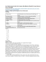 Law enforcement in the 21st century 4th edition by grant terry test bank 