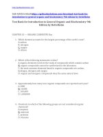 Test bank for introduction to general organic and biochemistry 9th edition by bettelheim 