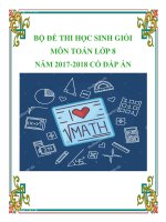 Bộ đề thi học sinh giỏi môn Toán lớp 8 năm 2017-2018 có đáp án_2