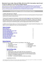 Illustrated course guide microsoft office 365 and excel 2016 intermediate spiral bound version 1st edition by wermers solution manual 