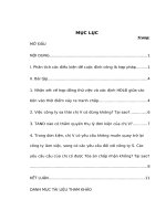 Bài tập học kỳ môn Luật lao động Đề bài số 06