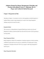 Link full download solutions manual for range management principles and practices 6th edition by holechek pieper and deceased 