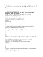 Link full download test bank for human anatomy physiology 8th edition by marieb 