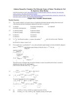 Solution manual for chemistry the molecular nature of matter 7th edition by jespersen hyslop 