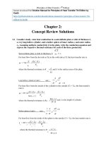 Solution manual for principles of heat transfer 7th edition by kreith 