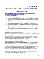 Download test bank for global business 3rd edition by mike peng 