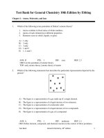 Link full download test bank for general chemistry 10th edition by ebbing 