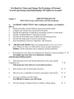 Test bank for choice and change the psychology of personal growth and interpersonal relationships 7th edition by OConnell download 