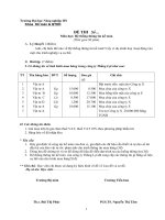 Đề thi mẫu + đáp án môn hệ thống thông tin kế toán + bài tập mẫu