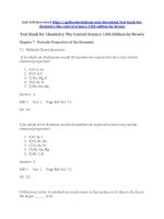 Test bank for chemistry the central science 13th edition by brown 