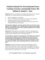 Link full download solution manual for environmental issues looking towards a sustainable future 4th edition by daniel c  abel 