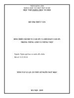 Đối chiếu hành vi cảm ơn và hồi đáp cảm ơn trong tiếng anh và tiếng việt