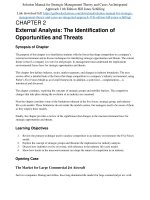 Solution manual for strategic management theory and cases an integrated approach 11th edition hill jones schilling  