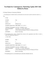 Link full download test bank for contemporary marketing update 2015 16th edition by boone 