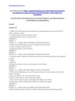 Test bank for introduction to general organic and biochemistry 11th edition by bettelheim 