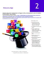 Solution manual for android how to program with an introduction to java 3rd edition by deitel 