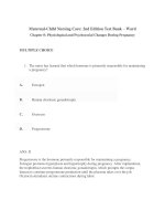Download PDF maternal child nursing care 2nd edition test bank ward 