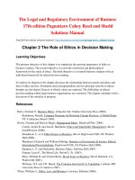 The legal and regulatory environment of business 17th edition pagnattaro cahoy reed and shedd solutions manual 