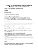Link full download test bank for understanding pharmacology essentials for medication safety 1st edition by workman 