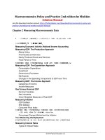 Macroeconomics policy and practice 2nd edition by mishkin solution manual  