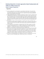 Solutions manual for a creative approach to music fundamentals 10th edition by william duckworth 