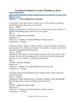 Download test bank for business in action 7th edition by bovee 