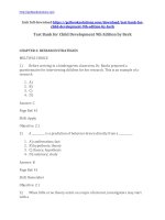 Test bank for child development 9th edition by berk 