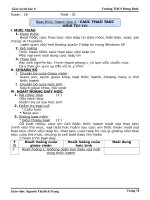 GIÁO ÁN TIN HỌC LỚP 6-TIẾT 31.DOC