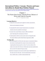International politics concepts theories and issues 2nd edition by basu solution manual 