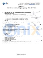 07  hai đường thẳng song song   tiên đề ơ clit (bài tập)