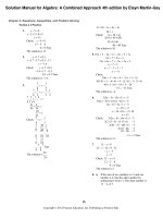 Link full download solution manual for algebra a combined approach 4th edition by elayn martin gay 
