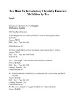 Link full download test bank for introductory chemistry essentials 5th edition by tro 