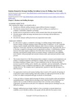 Solution manual for strategic staffing 3rd edition by phillips gully 