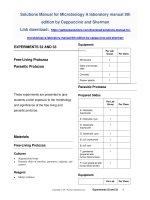 Microbiology a laboratory manual 9th edition by cappuccino and sherman solution 
