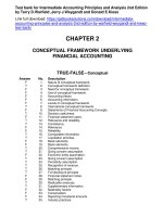 Test bank intermediate accounting principles analysis 2nd edition warfield 