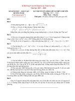 Bộ 16 đề thi tuyển sinh vào lớp 10 THPT chuyên môn Toán năm 2017-2018 có đáp án_2