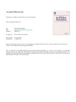 Biến động tỷ giá hối đoái và thương mại vai trò của hạn chế tín dụng