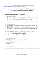 solutions manual for introductory chemistry atoms first 5th edition by russo 