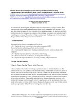 Solution manual for contemporary advertising and integrated marketing communications 14th edition by arens weigold 