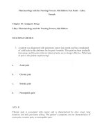 Test bank for pharmacology and the nursing process 8th edition by lilley snyder download 