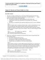 Test bank for foundations of maternal newborn and womens health nursing 6th edition 