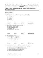 Download test bank for ethics and issues in contemporary nursing 2nd edition by burkhardt 