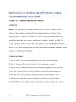 Solution manual for a guidance approach for the encouraging classroom 6th edition by dan gartrell 