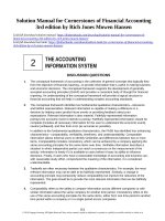 Solution manual for cornerstones of financial accounting 3rd edition by rich jones mowen hansen 