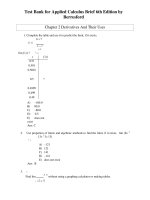 Download test bank for applied calculus brief 6th edition by berresford 