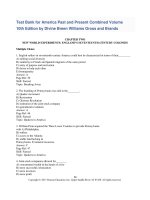 link full download test bank for america past and present combined volume 10th edition by divine breen williams gross and brands 